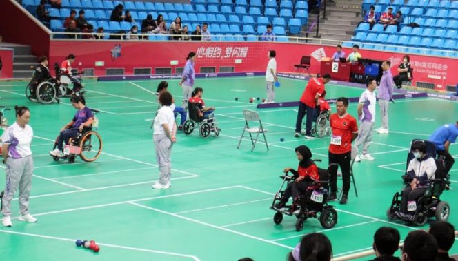 
					Menang di Laga Pertama APG Hangzhou, Tiga Atlet Boccia Indonesia Berpeluang Lolos Putaran Selanjutnya