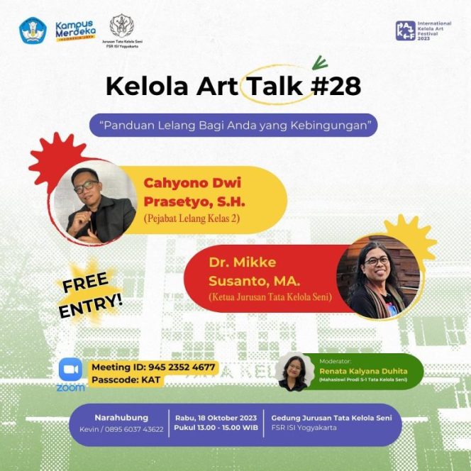 
					Kelola Art Talk #28 “Panduan Lelang Bagi Anda yang Kebingungan”