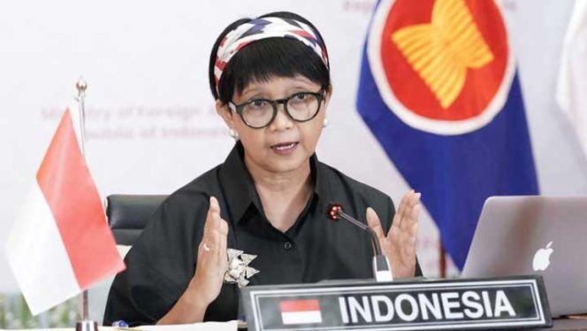 
					Menlu Retno Sebut Tiga WNI Pilih Tetap Tinggal di Gaza Ditengah Situasi Konflik Israel-Palestina