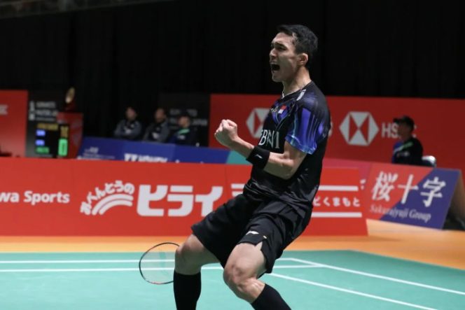 
					Kemenangan atas Su Li Yang Antarkan Jonatan Christie ke Perempatfinal Kumamoto Masters 2023