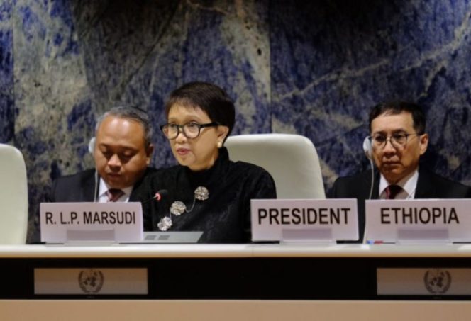 
					Bicara di Forum Internasional, Menlu Retno Nyatakan Rohingya harus Kembali ke Myanmar