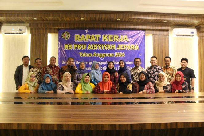 
					Raker RS PKU Aisyiyah Jepara TA 2024 Bersinergi Menuju Pelayanan Mutu di Era Digitalisasi