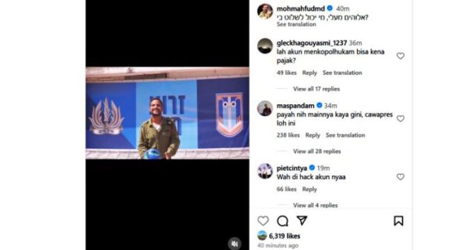 
					Akun Instagram Mahfud MD Diretas, Unggahan Tolak Timnas Sepak Bola Israel Hilang