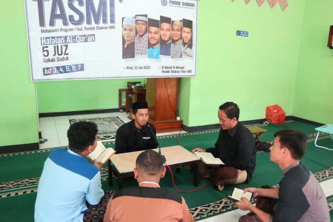 
					Tasmi’ 5 Juz Sekali Duduk Jadi Salah Satu Program Unggulan Pondok Shabran UMS