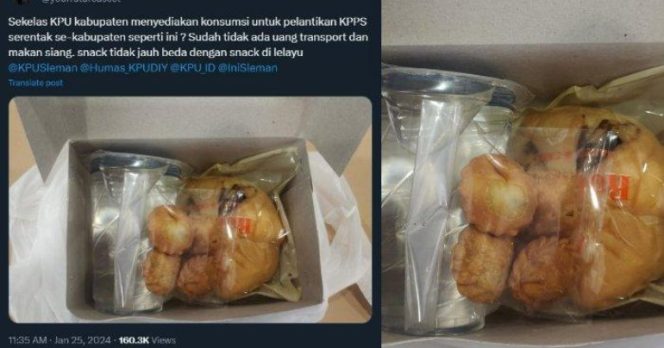 
					Dari Rp15.000 Jadi Rp2.500, Snack Pelantikan KPPS Sleman Bikin Heboh!