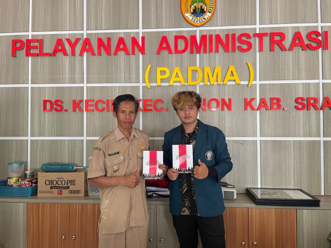
					Kurangnya Kesadaran Alur dan Syarat Pelayanan Publik, Mahasiswa KKN Universitas Diponegoro Tim 1 2024 Melakukan Aksi Nyata dalam rangka Mengedukasi Alur dan Syarat Pelayanan Publik ke Warga Desa Kecik