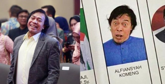 
					Viral! Jadi Caleg DPD RI Pakai Foto Nyeleneh, Suara Raihan Komeng Terus Melejit