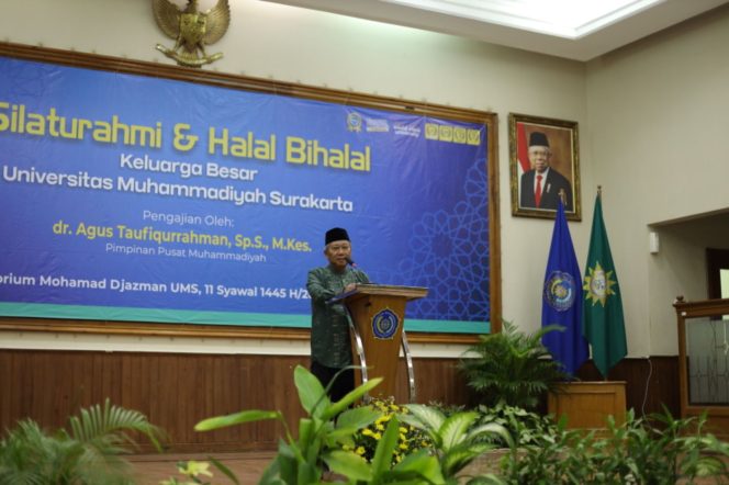 
					Halal Bihalal 1445 H, Rektor: UMS Akan Kukuhkan 2 Guru Besar, dan Tambah 2 Prodi S3