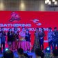 PT Industri Jamu dan Farmasi Sido Muncul TBk. merayakan 20 tahun produk Kuku Bima di Ballroom Hotel Tentrem, Kota Semarang, Kamis (25/4/2024). Perayaan yang mengangkat tema “Gathering Top 20 Grosir Kuku Bima" ini menghadirkan bintang-bintang iklan Kuku Bima Sido Muncul.