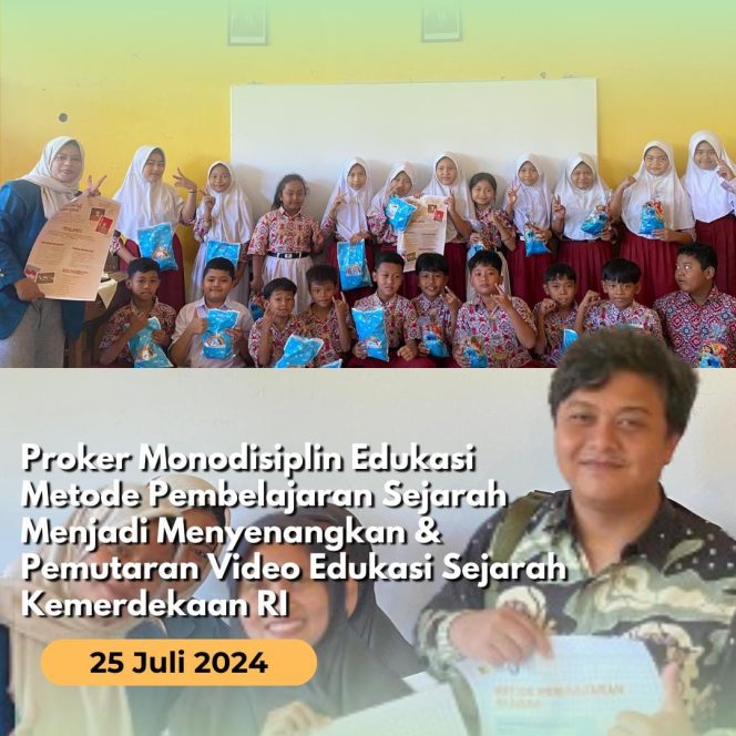 
					Mahasiswi Sejarah FIB Undip Gelar Program Peningkatan Metode Pembelajaran Sejarah di Bulurejo